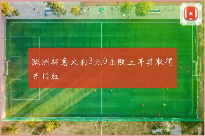 欧洲杯意大利3比0击败土耳其取得开门红